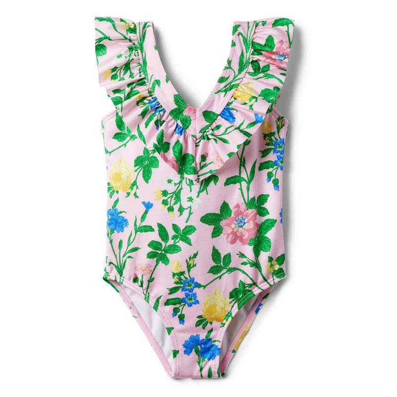 Floral Ruffle Swimsuit - Janie And Jack